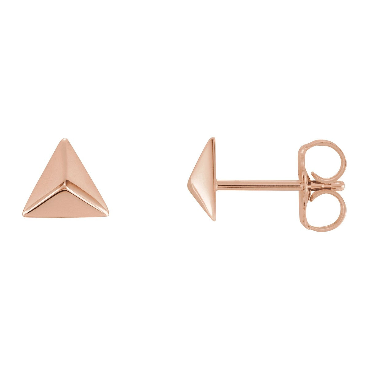 Pyramid Stud Earrings