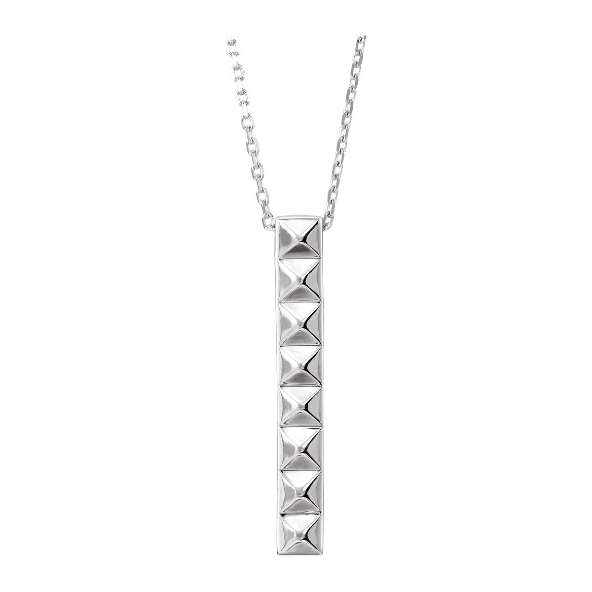 Pyramid Bar Necklace