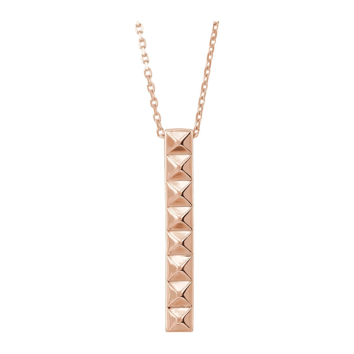 Pyramid Bar Necklace
