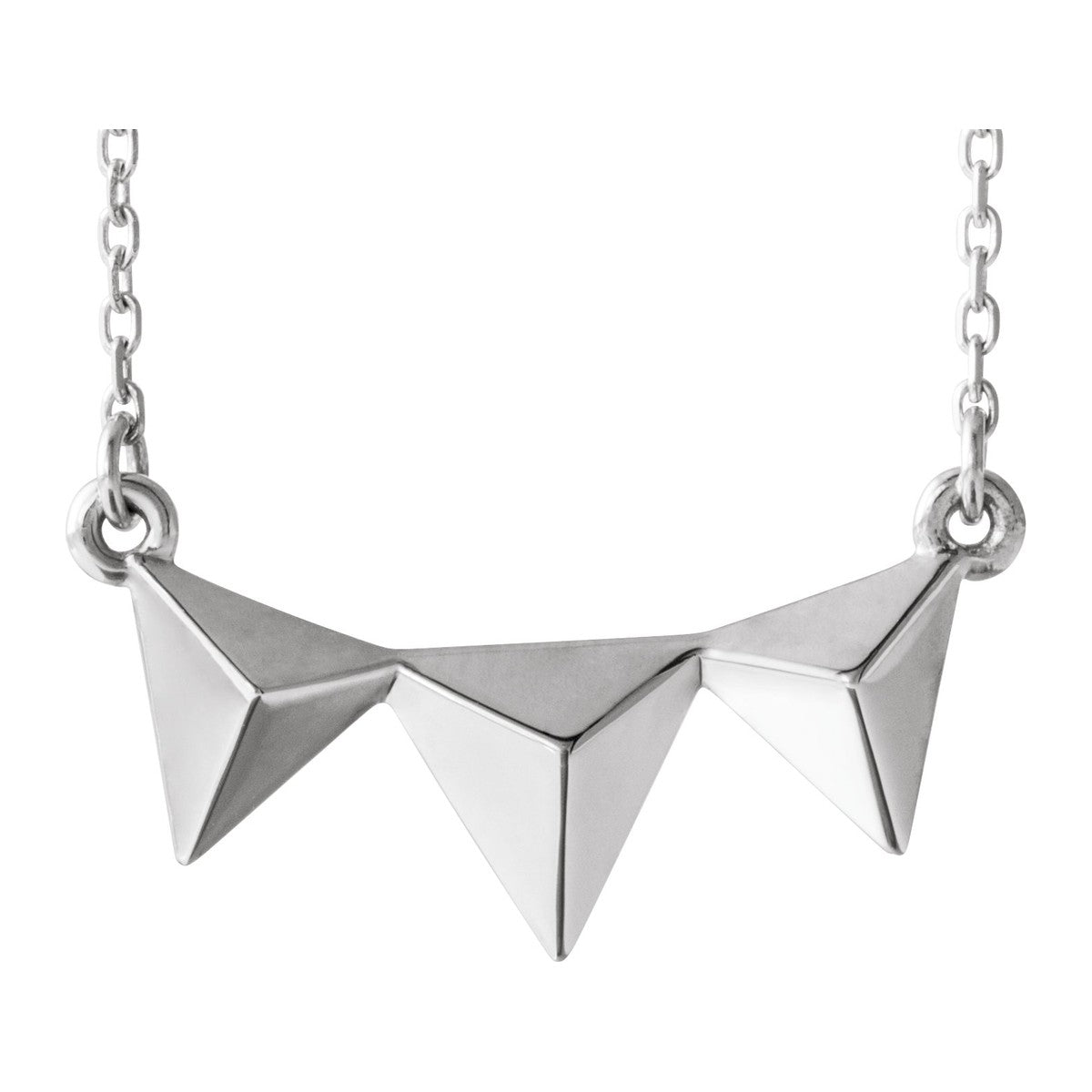 Triple Pyramid Necklace