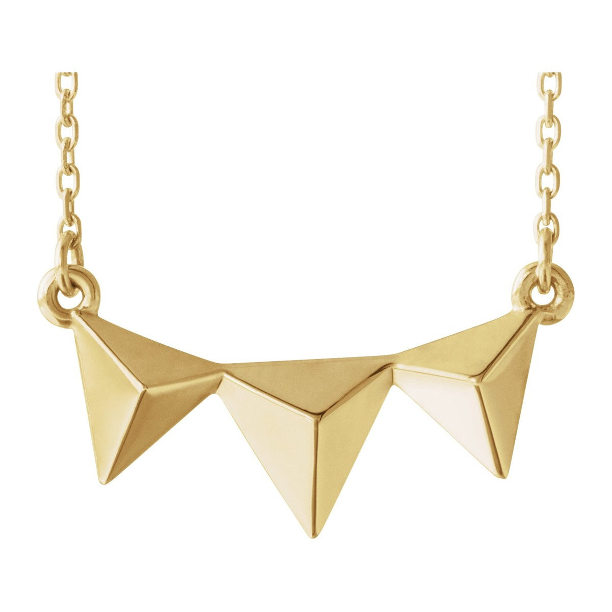 Triple Pyramid Necklace