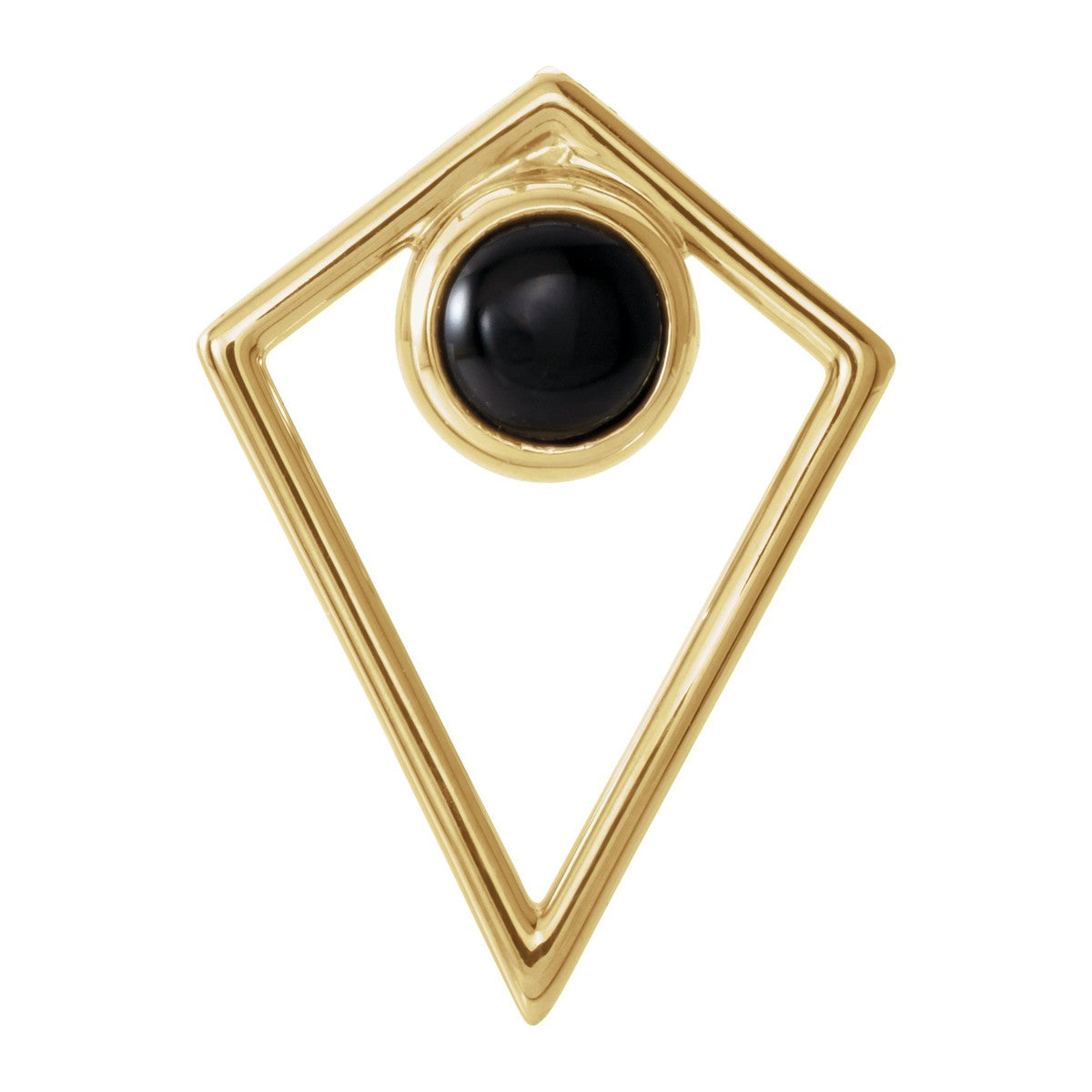 Cabochon Pyramid Pendant