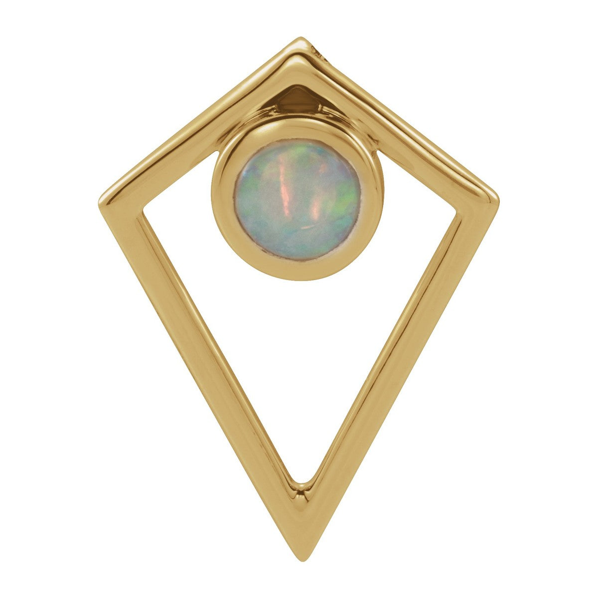 Cabochon Pyramid Pendant