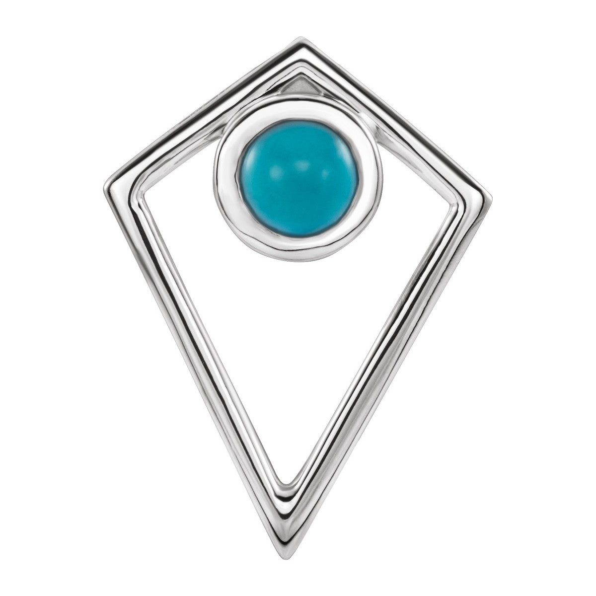 Cabochon Pyramid Pendant