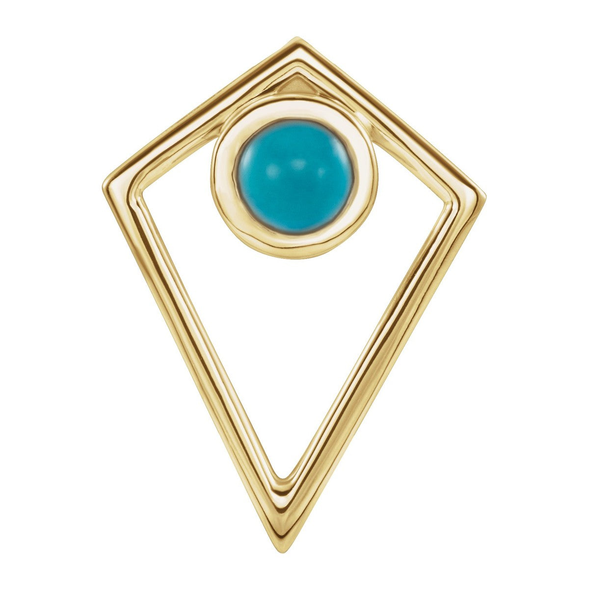 Cabochon Pyramid Pendant