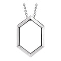 Geometric Hexagon Necklace
