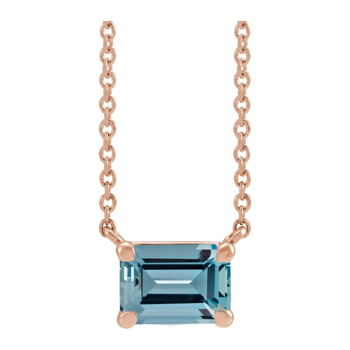 Claw-Prong Gemstone Necklace