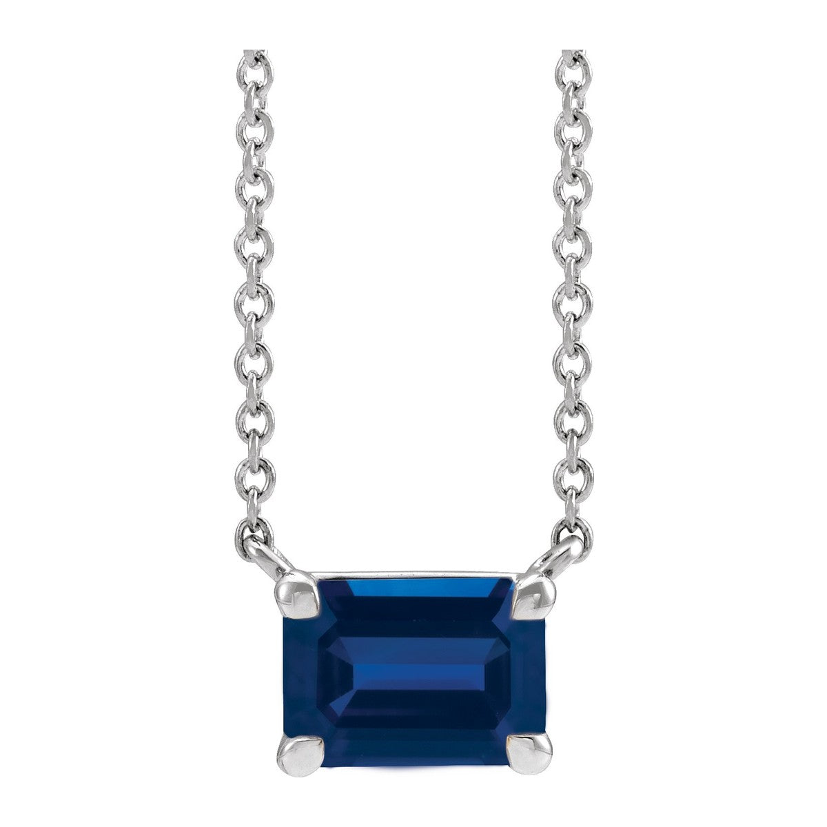 Claw-Prong Gemstone Necklace