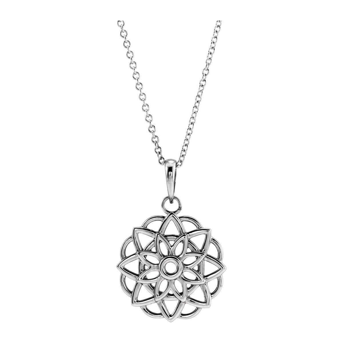 Floral Mandala Necklace