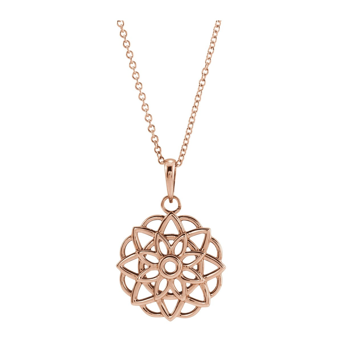 Floral Mandala Necklace