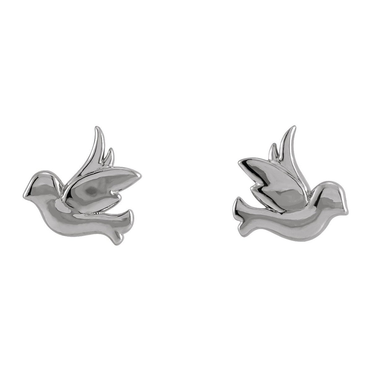 Tiny Bird Stud Earrings