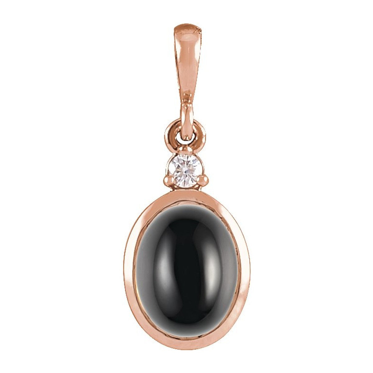 Bezel-Set Cabochon Pendant