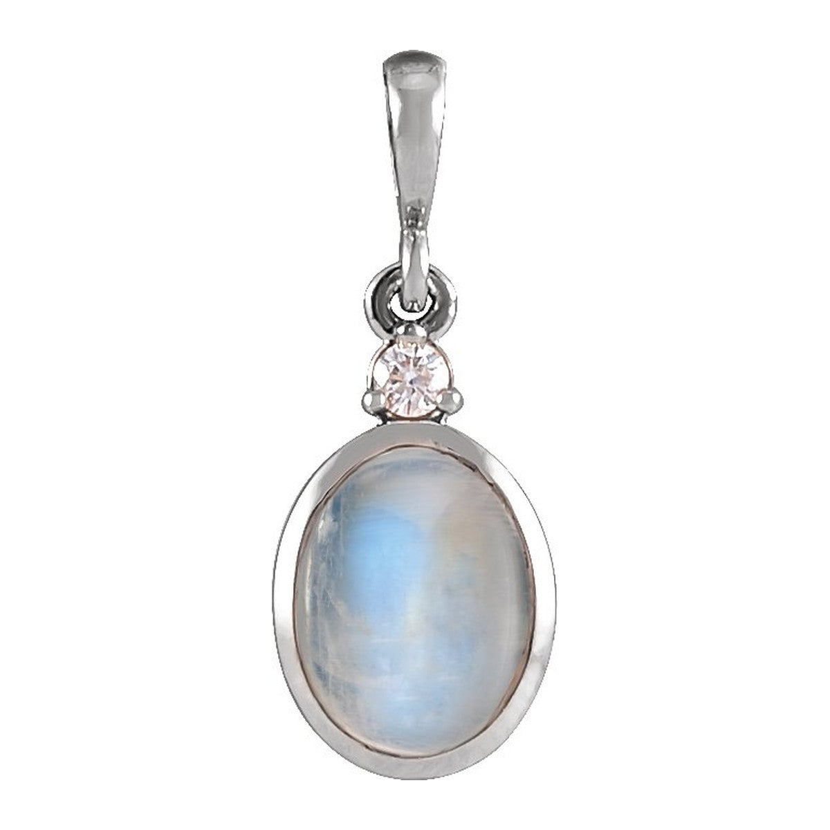 Bezel-Set Cabochon Pendant