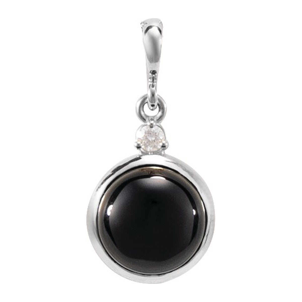 Bezel-Set Cabochon Pendant