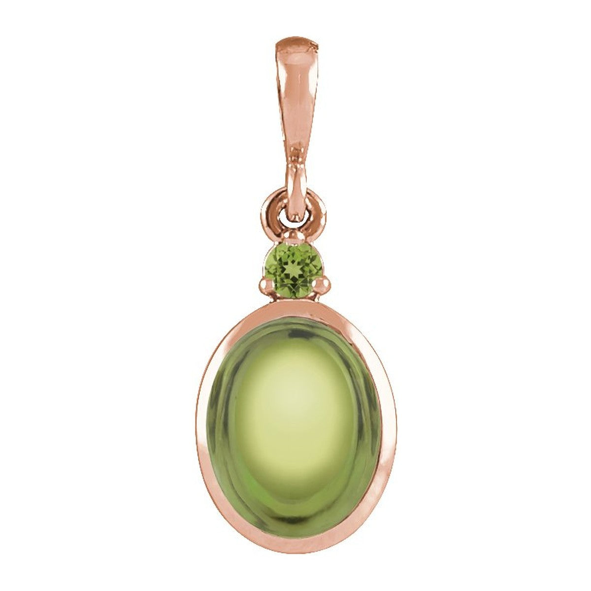 Bezel-Set Cabochon Pendant