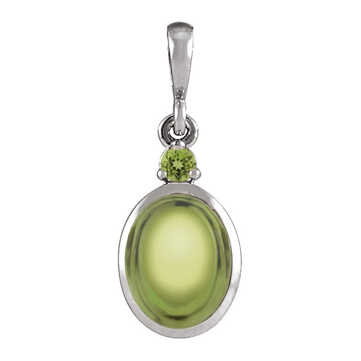 Bezel-Set Cabochon Pendant