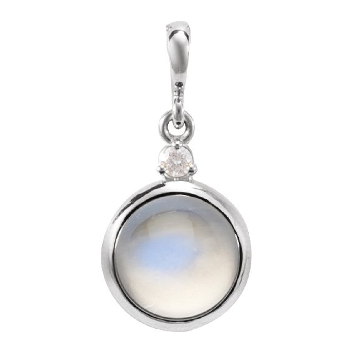 Bezel-Set Cabochon Pendant