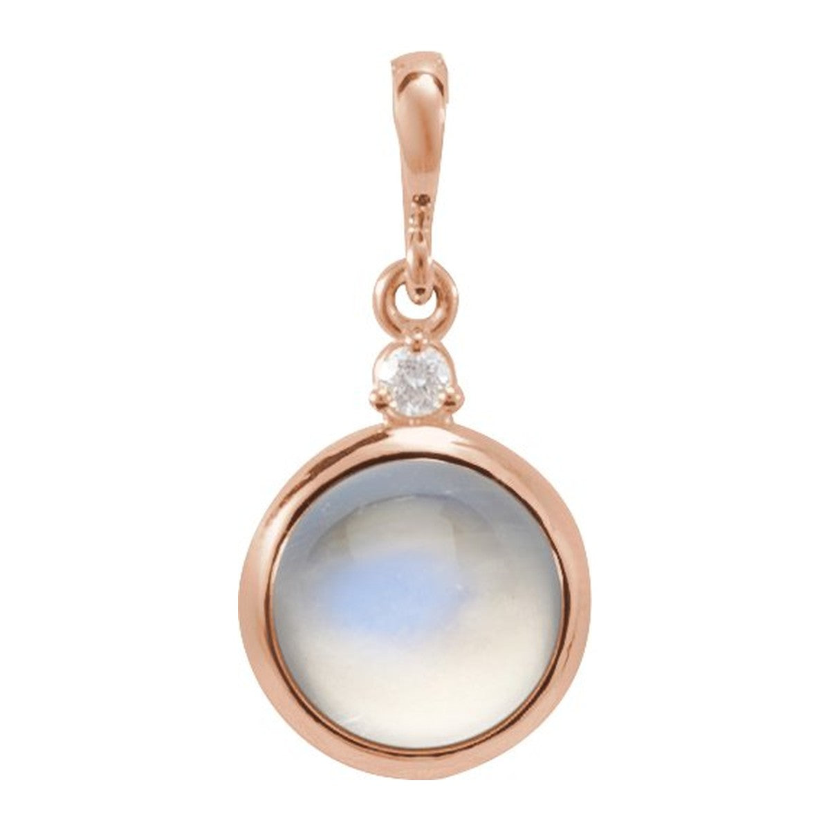 Bezel-Set Cabochon Pendant