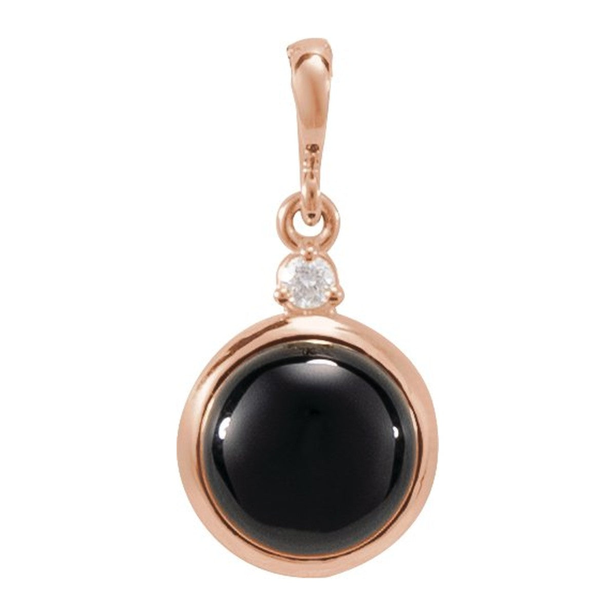 Bezel-Set Cabochon Pendant