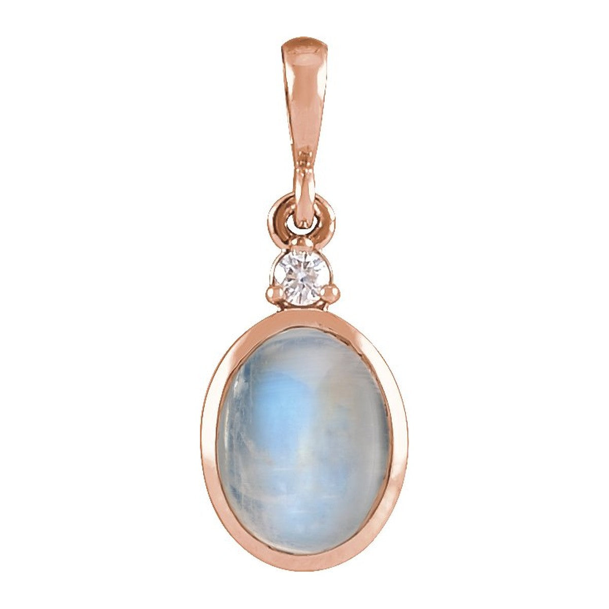 Bezel-Set Cabochon Pendant