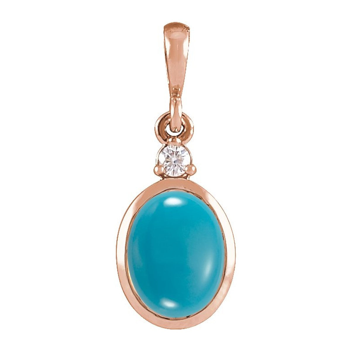 Bezel-Set Cabochon Pendant