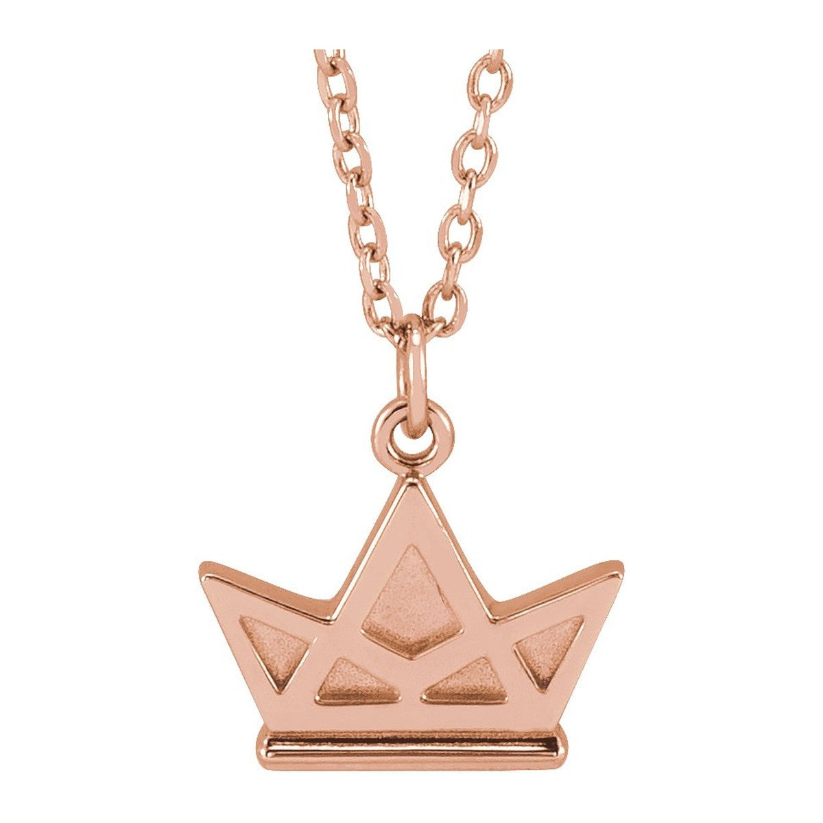 Tiny Crown Necklace