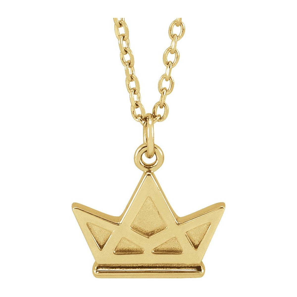 Tiny Crown Necklace