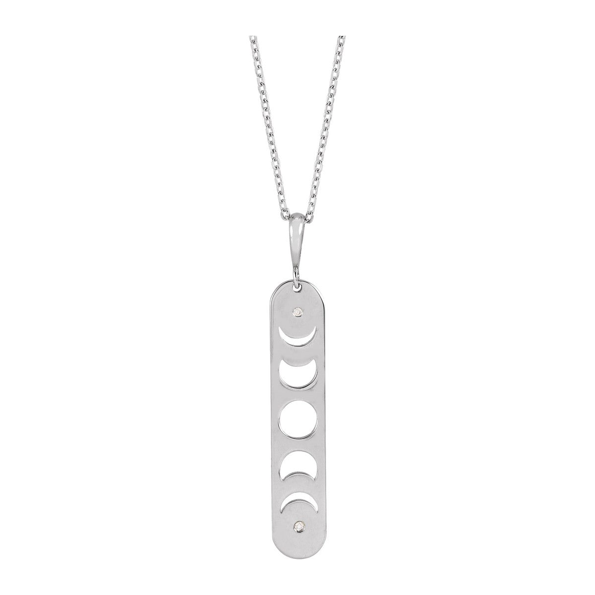 Moon Phase Bar Necklace