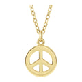 Peace Symbol Necklace
