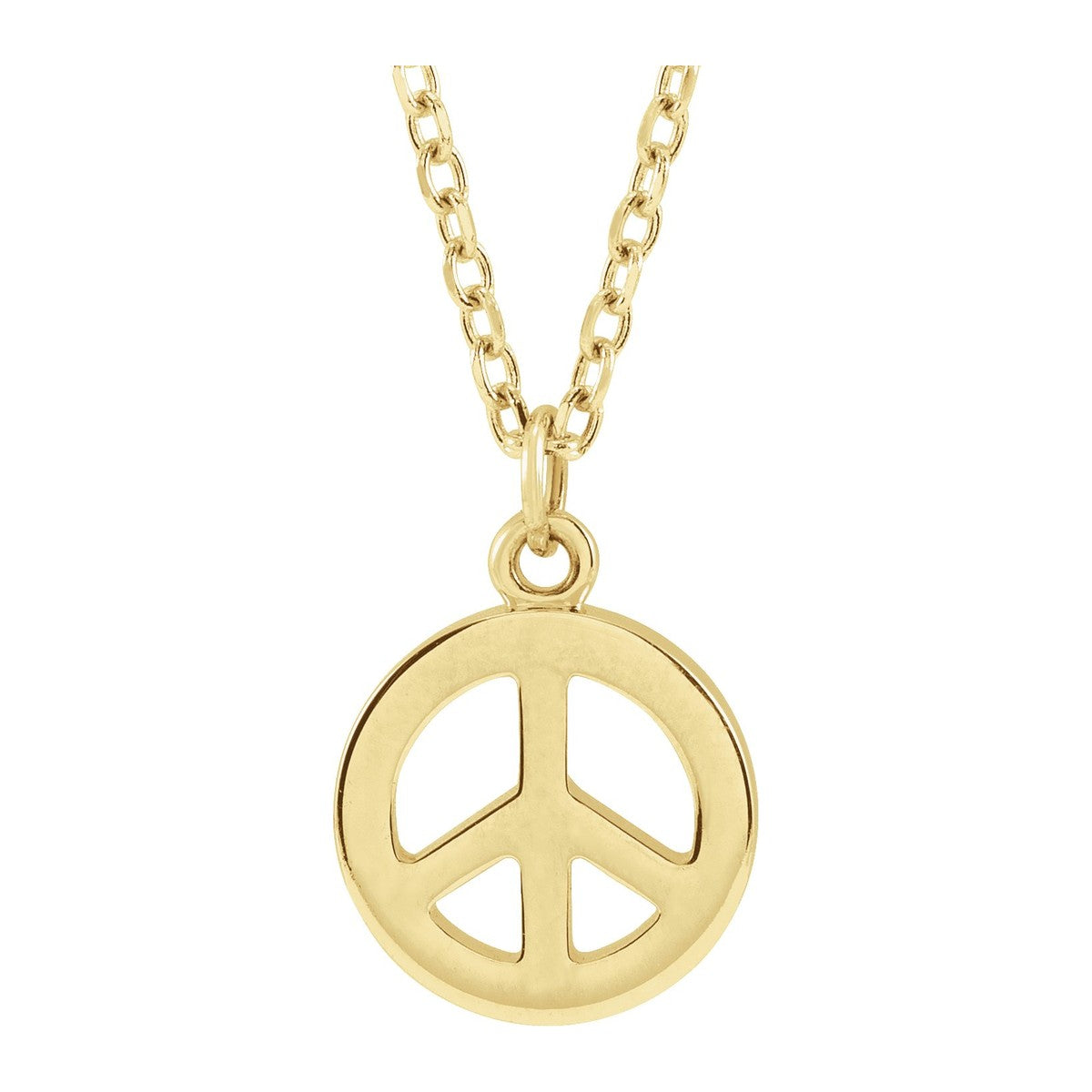 Peace Symbol Necklace
