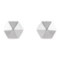 Hexagon Stud Earrings