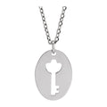 Pierced Key Necklace