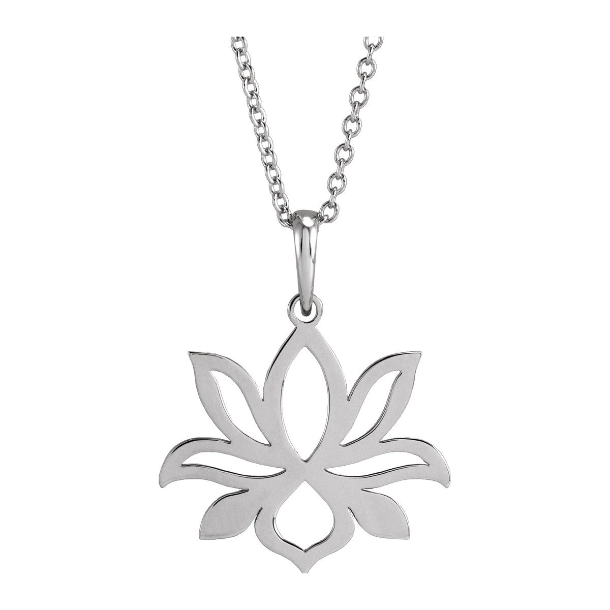 Petite Lotus Necklace
