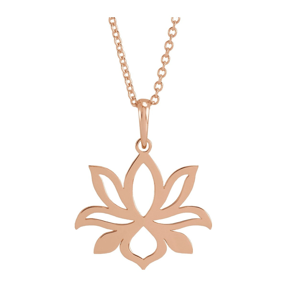 Petite Lotus Necklace