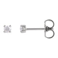 Rose-Cut Diamond Stud Earrings