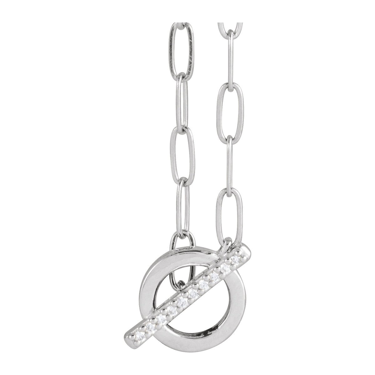 Diamond Toggle Necklace