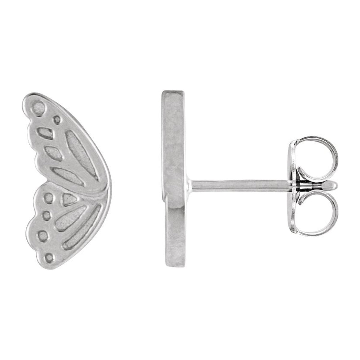 Butterfly Wing Stud Earrings