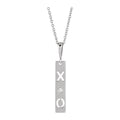 Diamond XO Bar Necklace