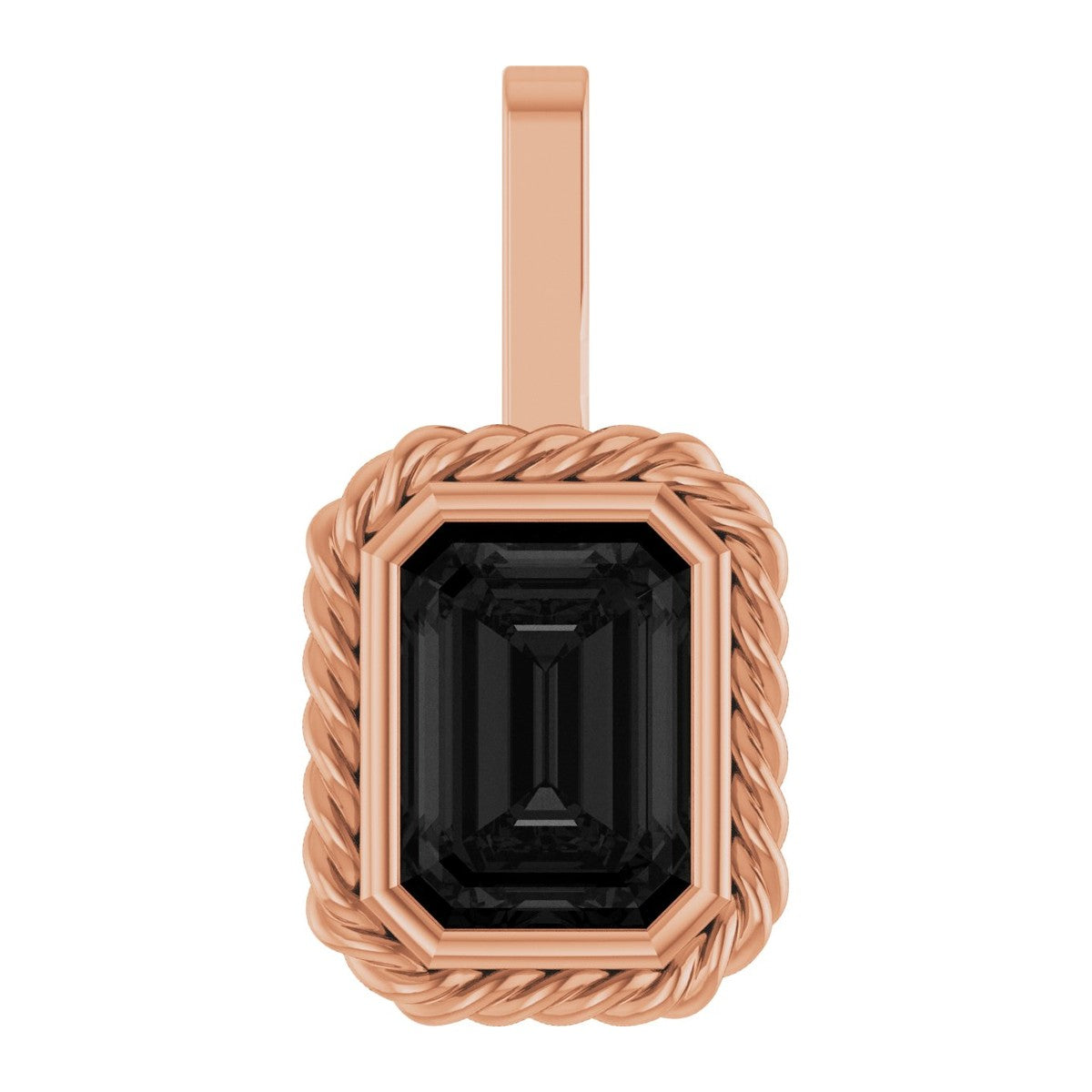 Black Onyx Bezel-Set Pendant