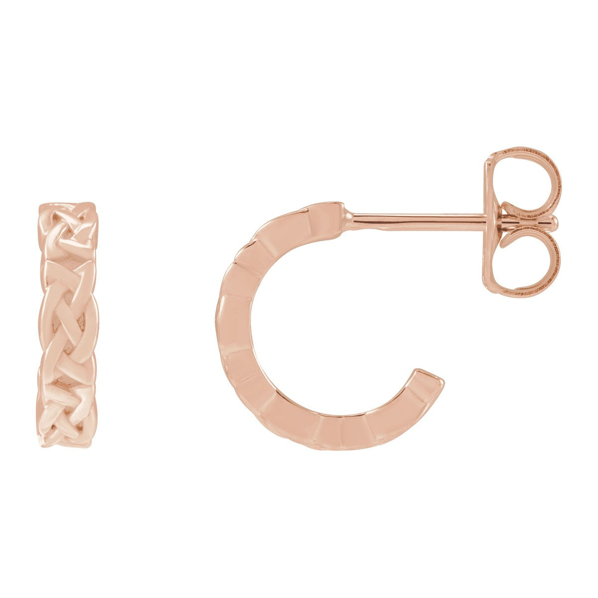 Celtic-Inspired Hoop Earrings
