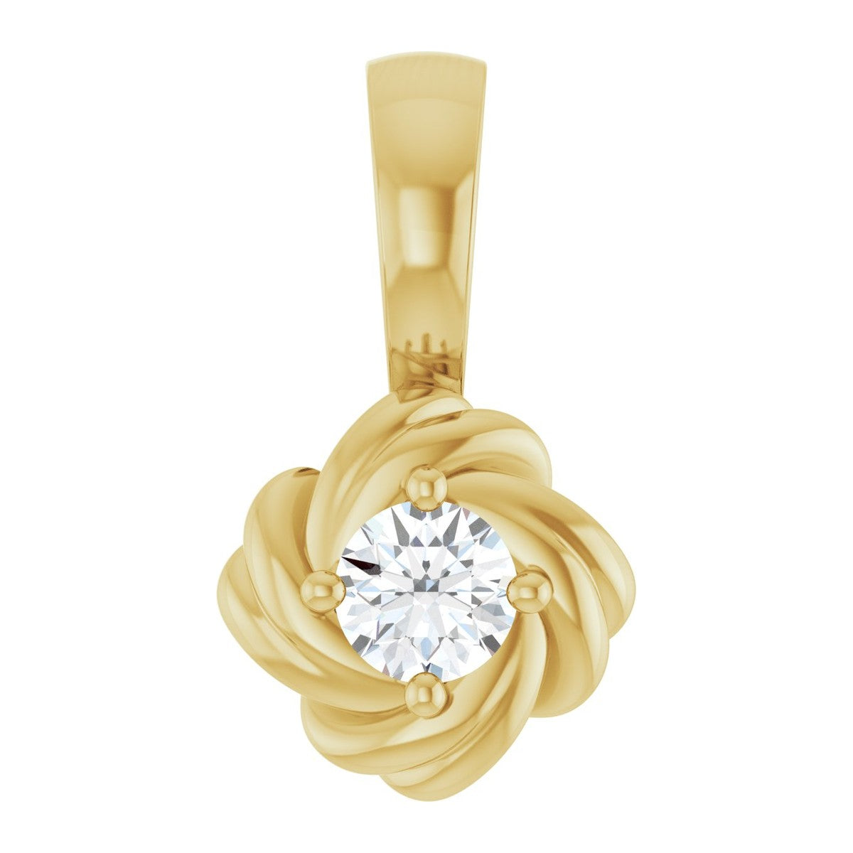 Diamond Knot Pendant