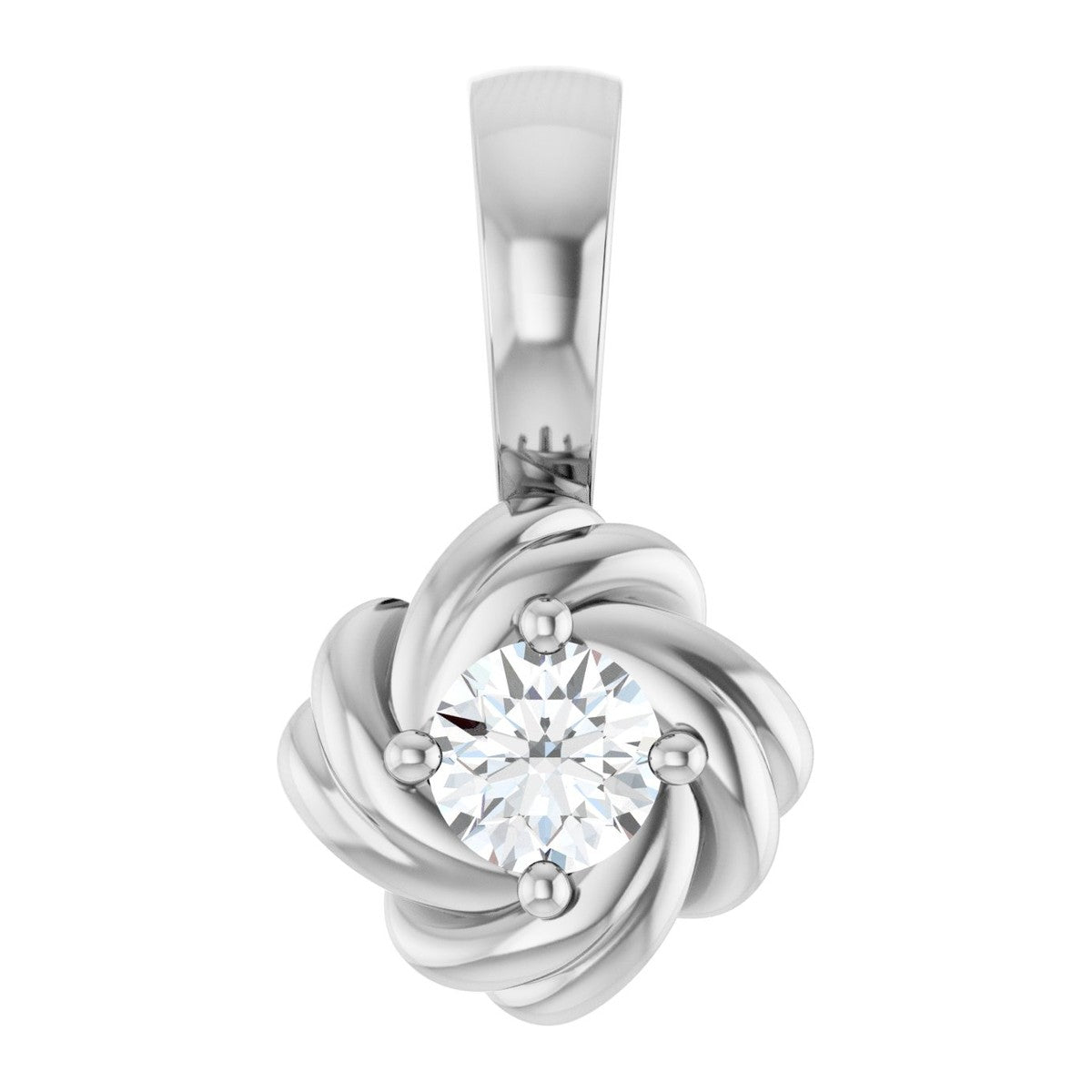 Diamond Knot Pendant