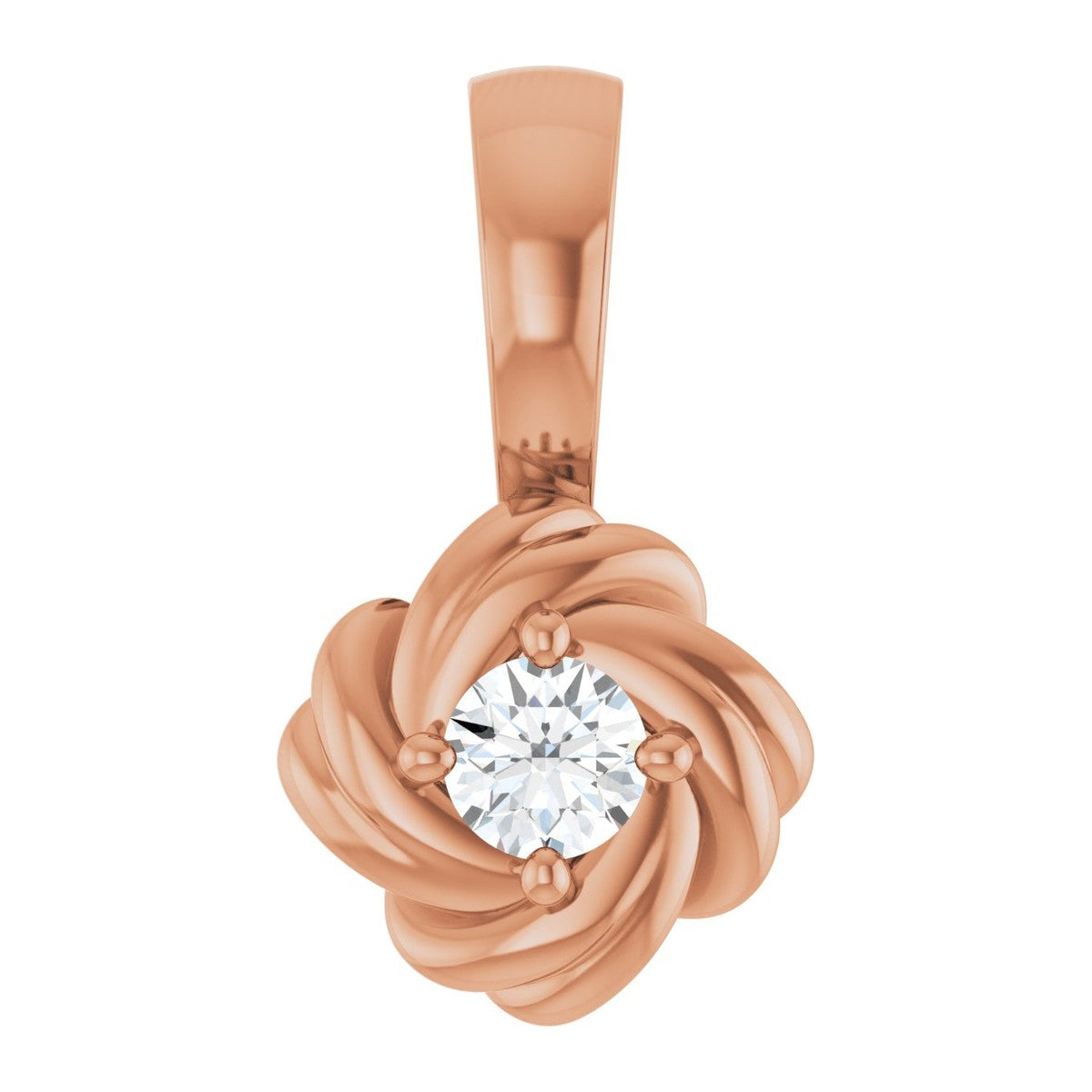 Diamond Knot Pendant