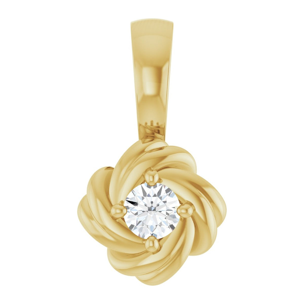 Diamond Knot Pendant