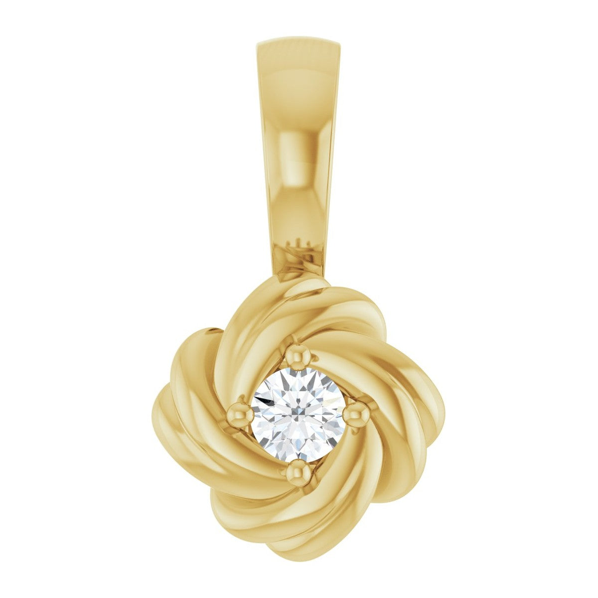 Diamond Knot Pendant