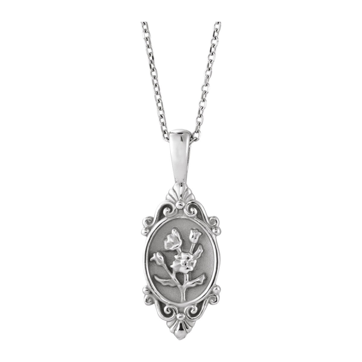 Vintage-Inspired Floral Necklace