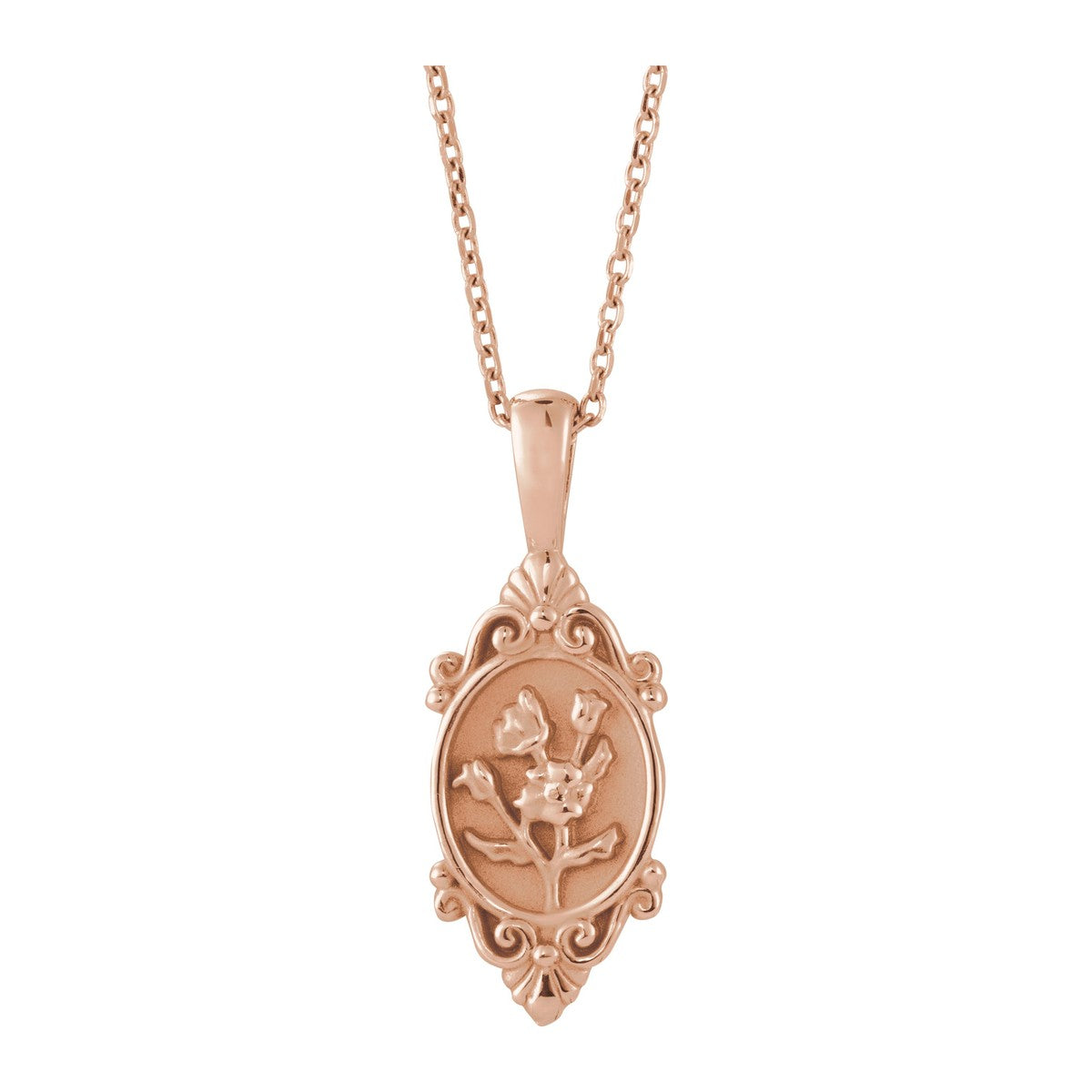 Vintage-Inspired Floral Necklace