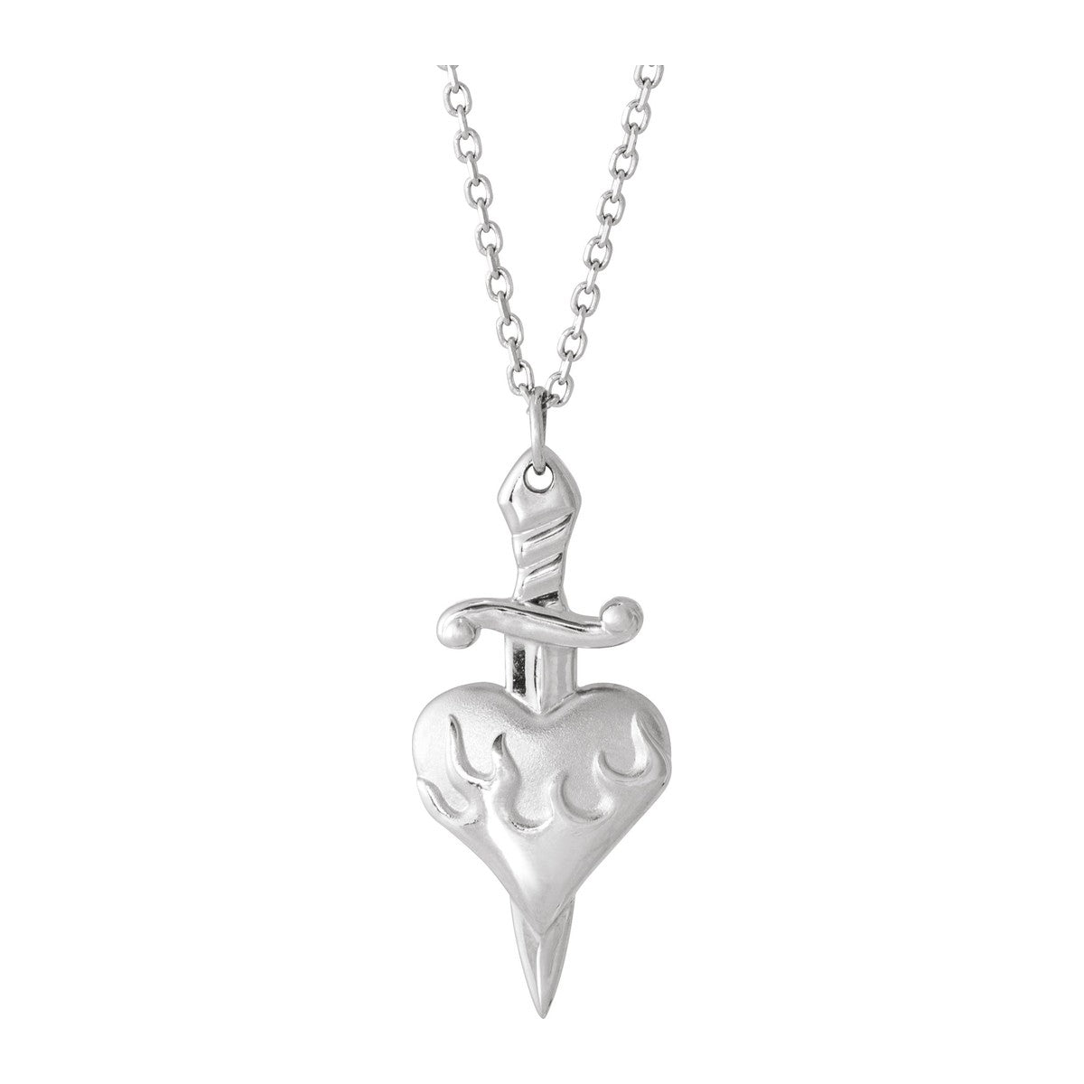 Heart and Dagger Necklace
