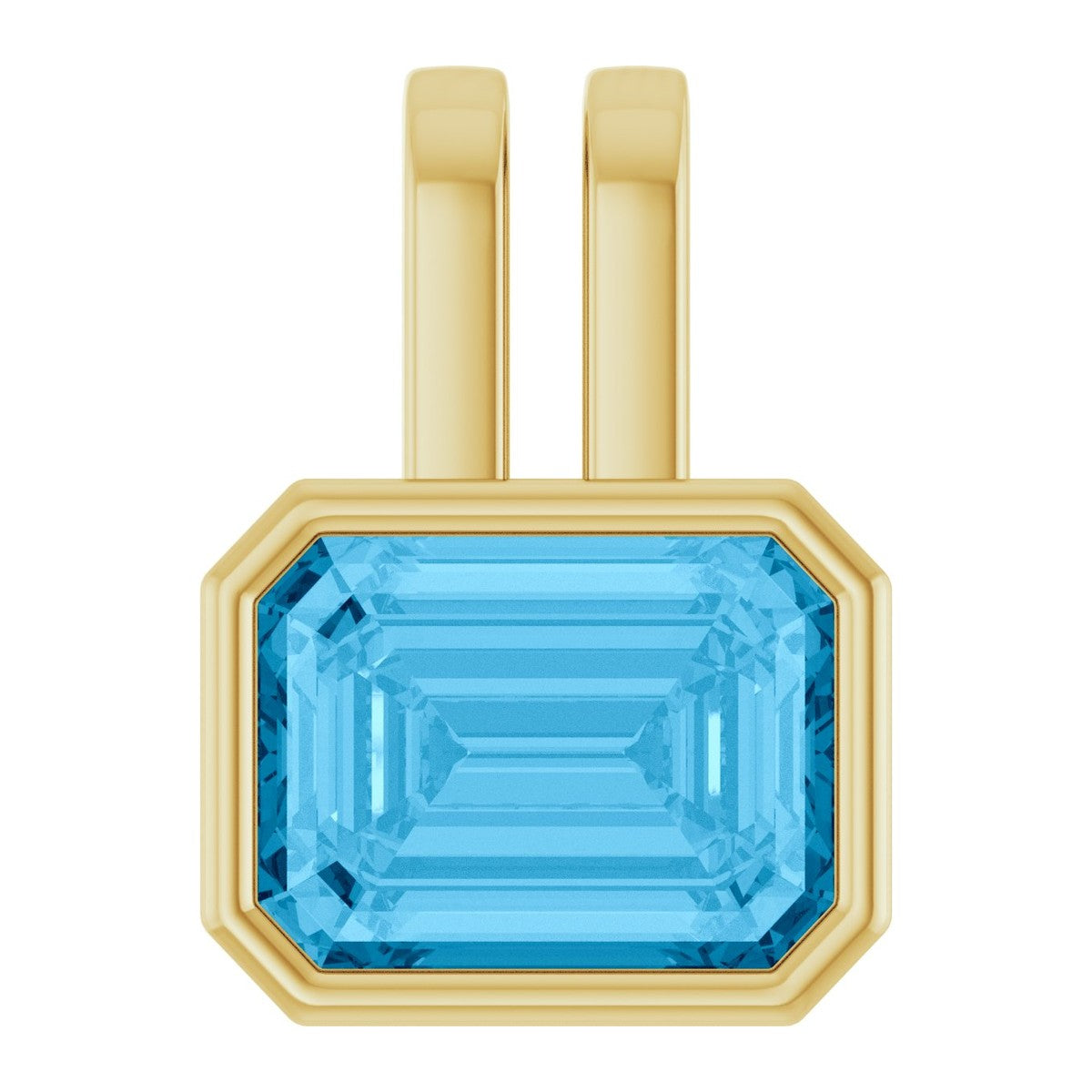 Bezel-Set Gemstone Pendant
