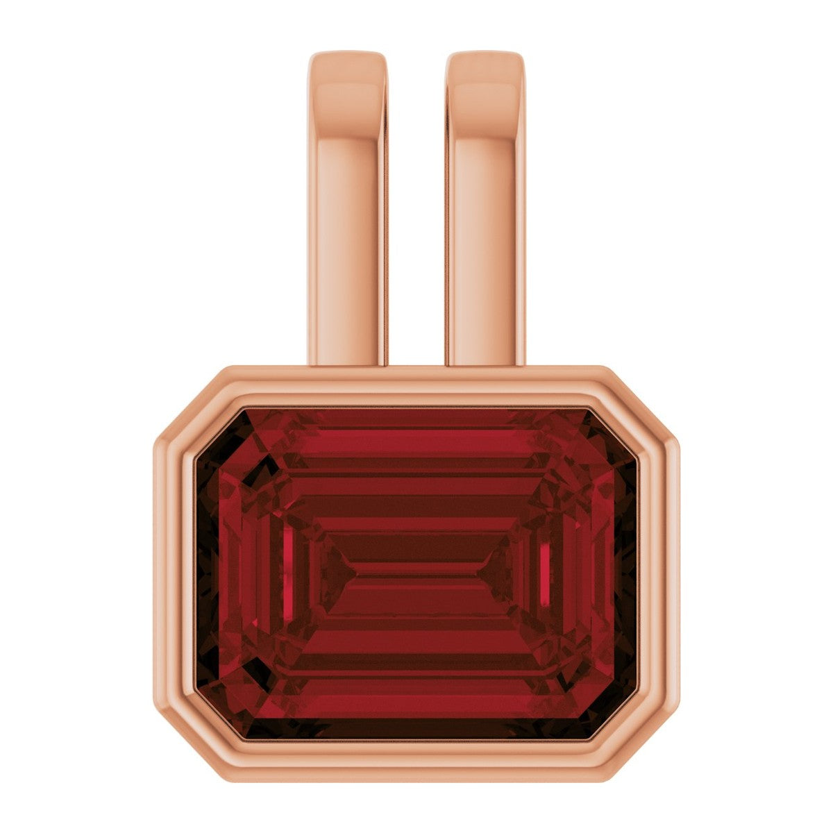 Bezel-Set Gemstone Pendant